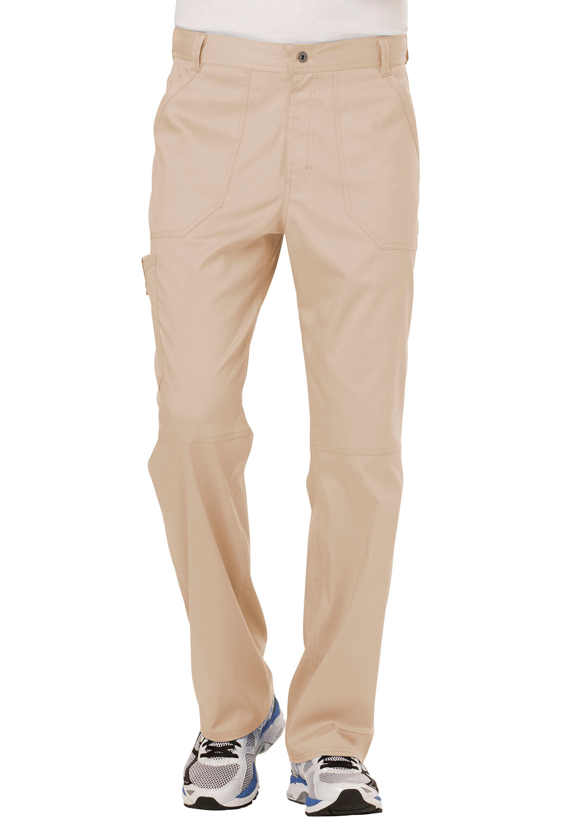 Pantalón clínico hombre negro Cherokee Workwear WW140, vista trasera - Uniformes Clínicos Sami