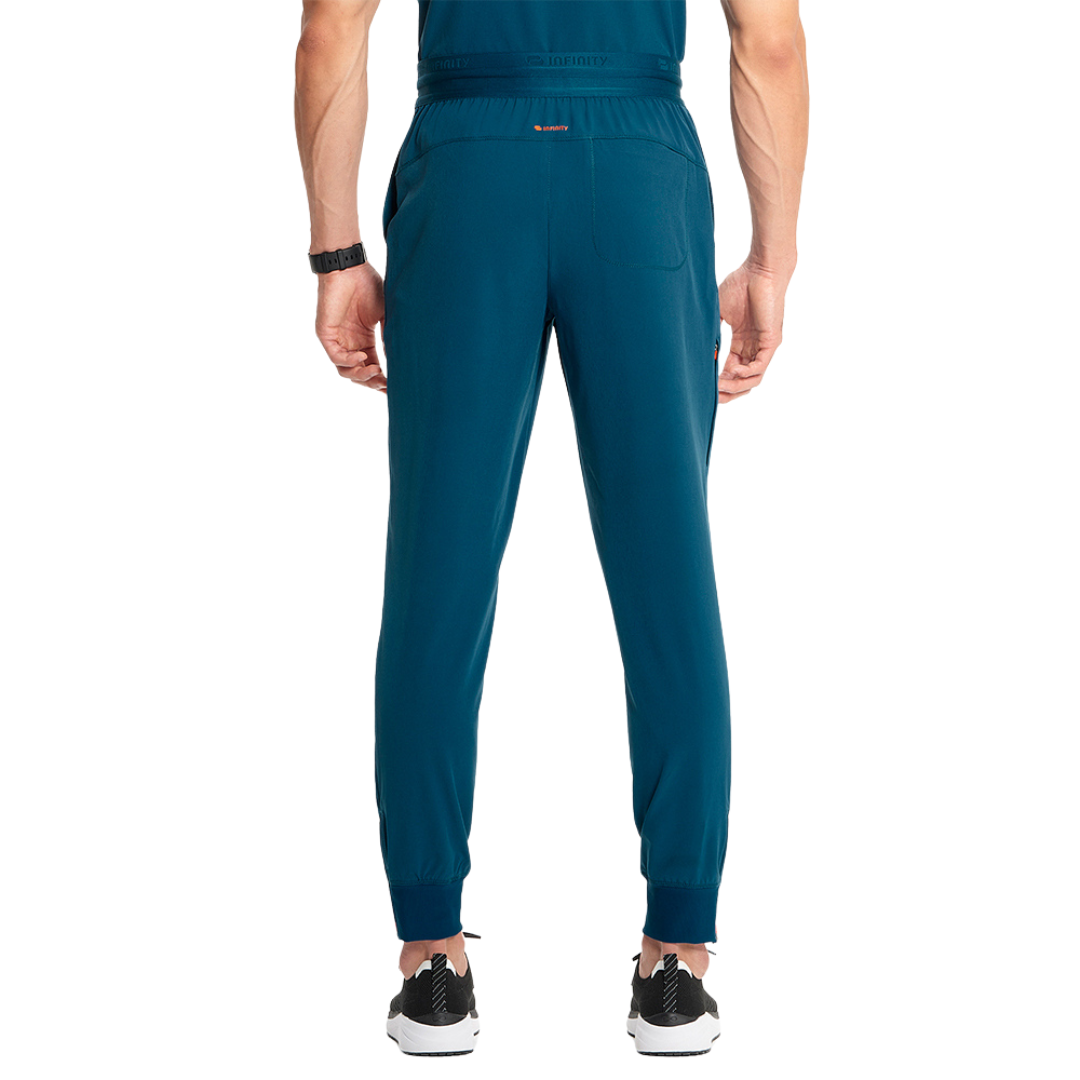 Pantalón clínico hombre petróleo Cherokee Infinity Jogger IN204a Caribean, detalle 3 - Uniformes Clínicos Sami