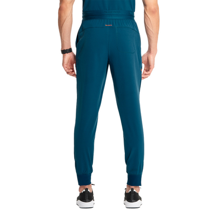 Pantalón clínico hombre petróleo Cherokee Infinity Jogger IN204a Caribean, detalle 3 - Uniformes Clínicos Sami