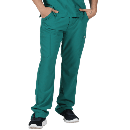 Pantalón clínico hombre verde oscuro Maevn MOMENTUM 5891 - Uniformes Clínicos Sami