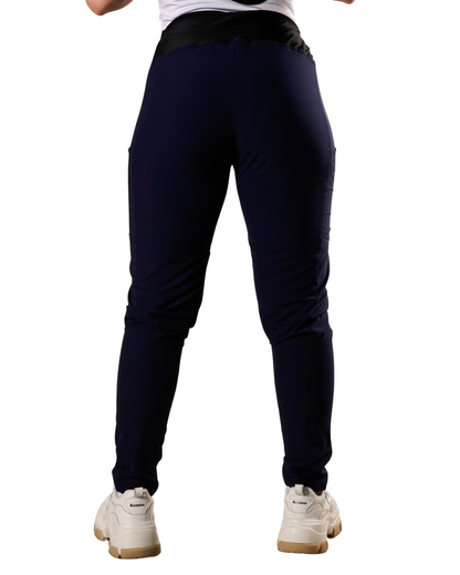 Pantalón clínico mujer azul marino Valere 5022, vista trasera - Uniformes Clínicos Sami