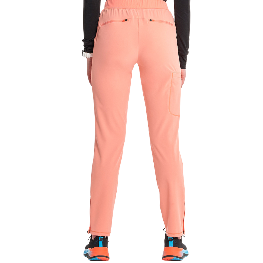 Pantalón clínico mujer coral Cherokee Infinity IN120a Electric EECR, detalle 3 - Uniformes Clínicos Sami