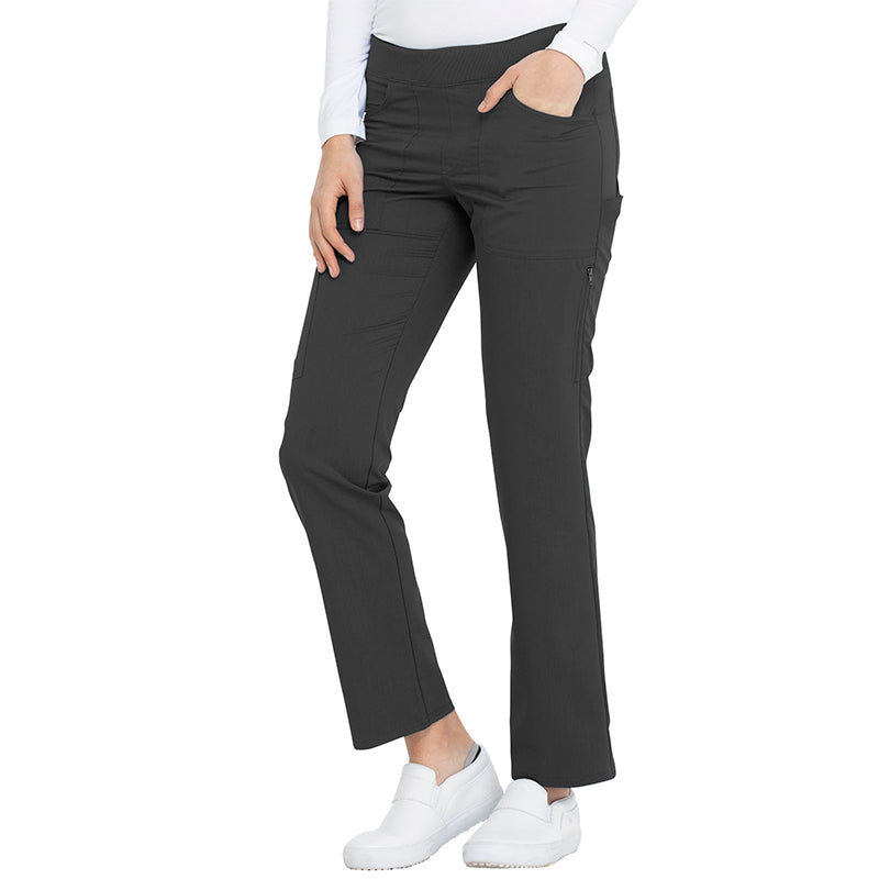 Pantalón clínico mujer gris Dickies DK135, detalle 2 - Uniformes Clínicos Sami