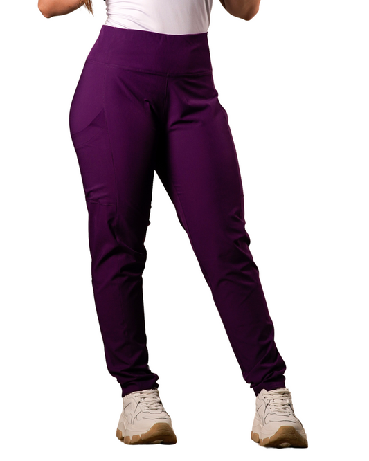 Pantalón clínico mujer morado Valere Flex 5022 - Uniformes Clínicos Sami