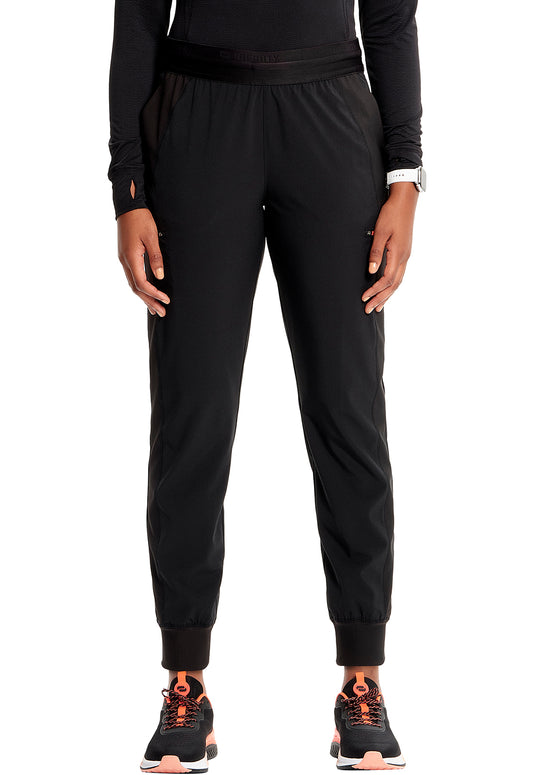 Pantalón clínico mujer negro Cherokee Infinity IN122a GNR8 - Uniformes Clínicos Sami