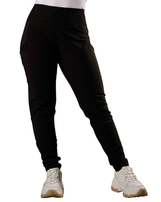 Pantalón clínico mujer negro Valere Flex 5022 - Uniformes Clínicos Sami