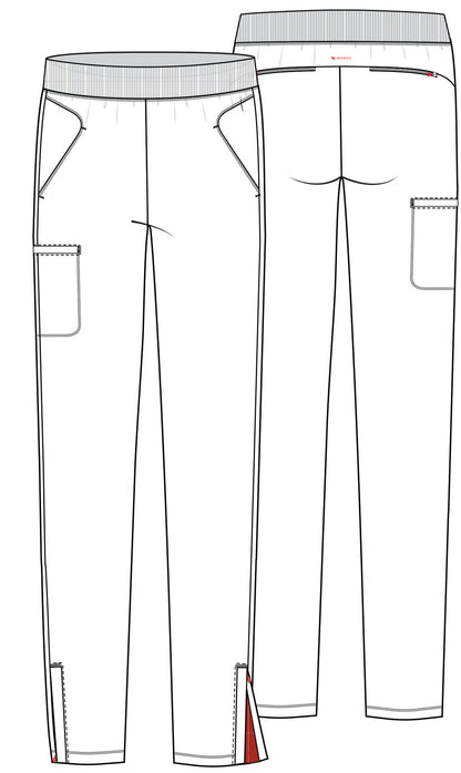 Pantalón clínico mujer verde Cherokee Infinity IN120a Energy GNEN, detalle 4 - Uniformes Clínicos Sami