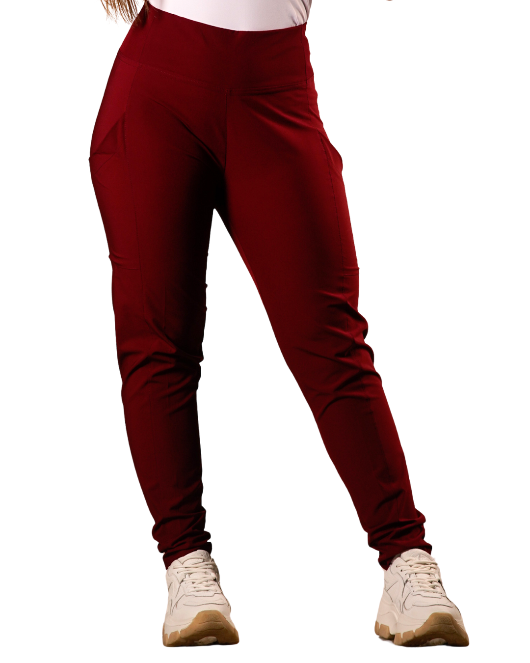 Pantalón clínico mujer Vino Valere Flex 5022 - Uniformes Clínicos Sami