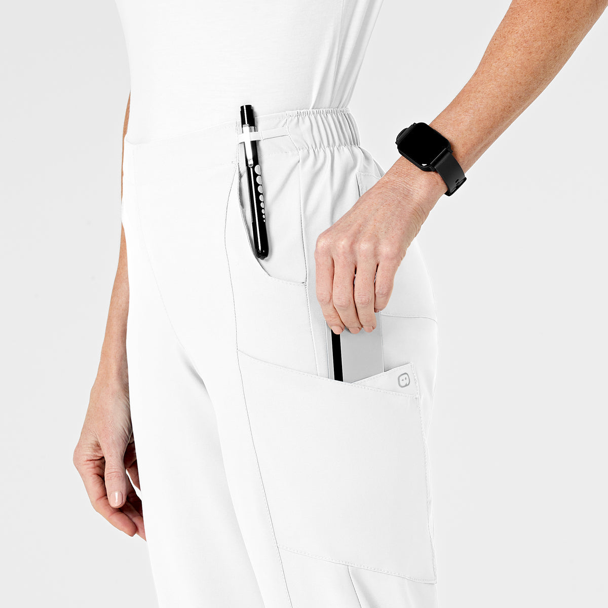 Pantalón clínico mujer WonderWink 5155A, detalle 9 - Uniformes Clínicos Sami