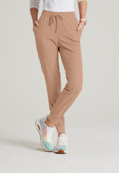 Pantalón Clínico Mujer Jogger SKP552 Khaki Skechers