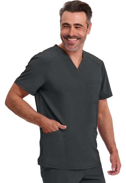 Polera clínica hombre Cherokee Infinity CK900a Legacy, detalle 12 - Uniformes Clínicos Sami