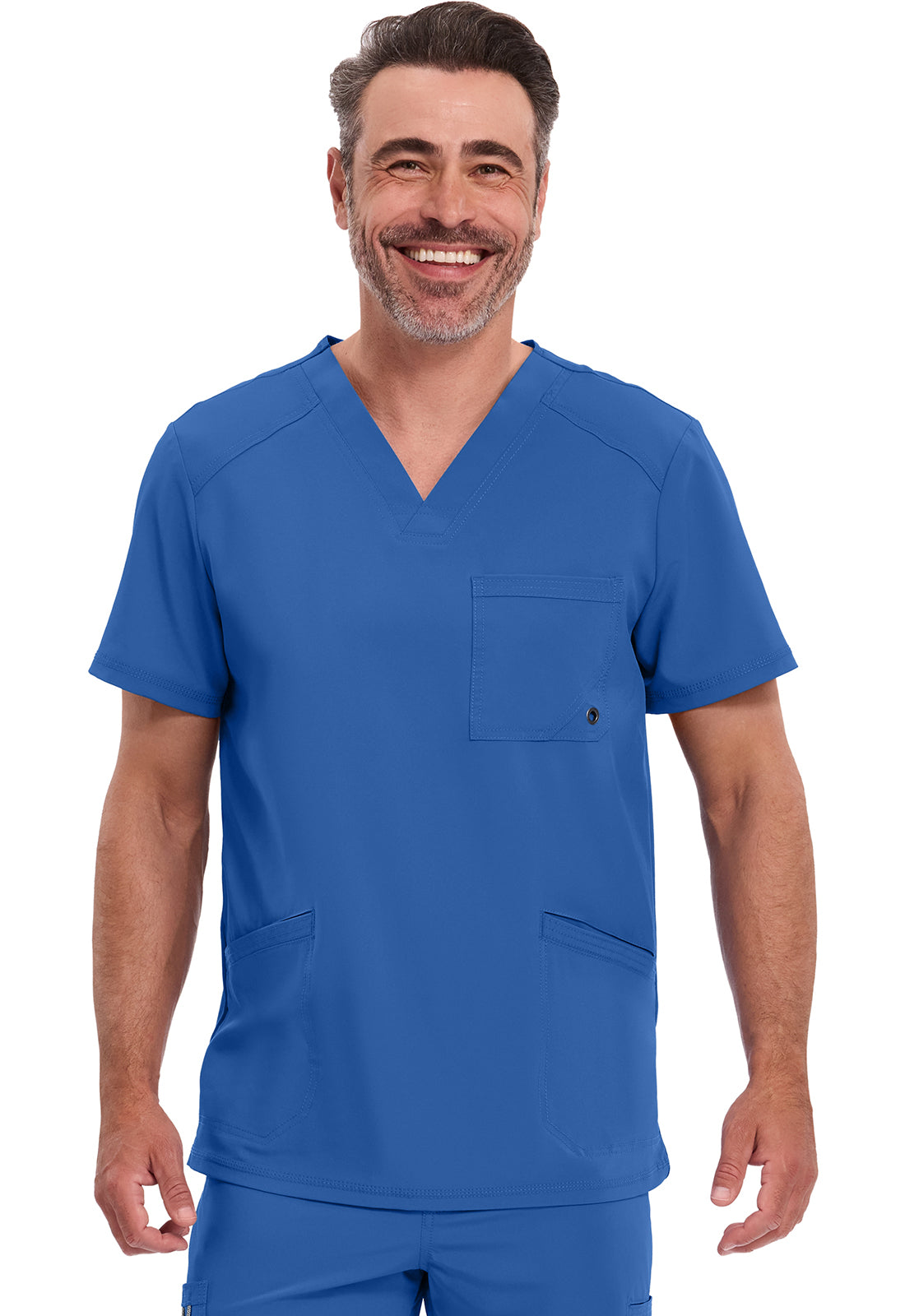 Polera clínica hombre Cherokee Infinity CK900a Legacy, detalle 2 - Uniformes Clínicos Sami