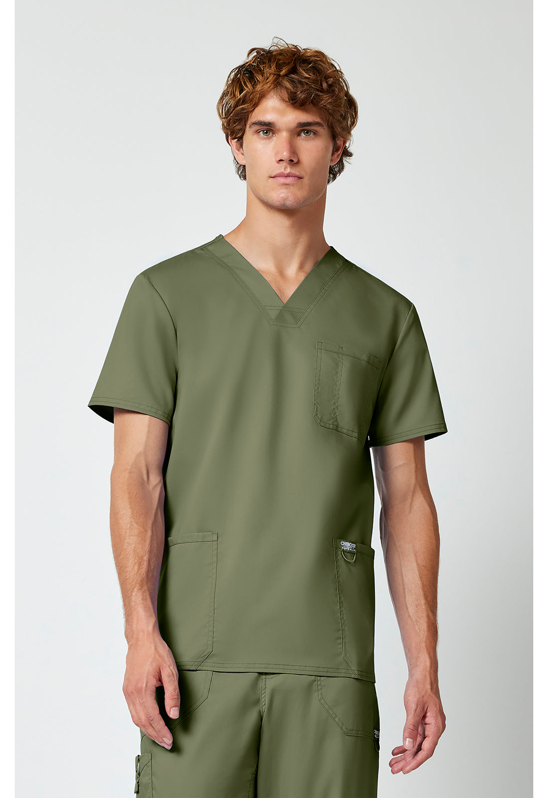 Polera clínica hombre Cherokee Revolution Workwear WW670, detalle 12 - Uniformes Clínicos Sami