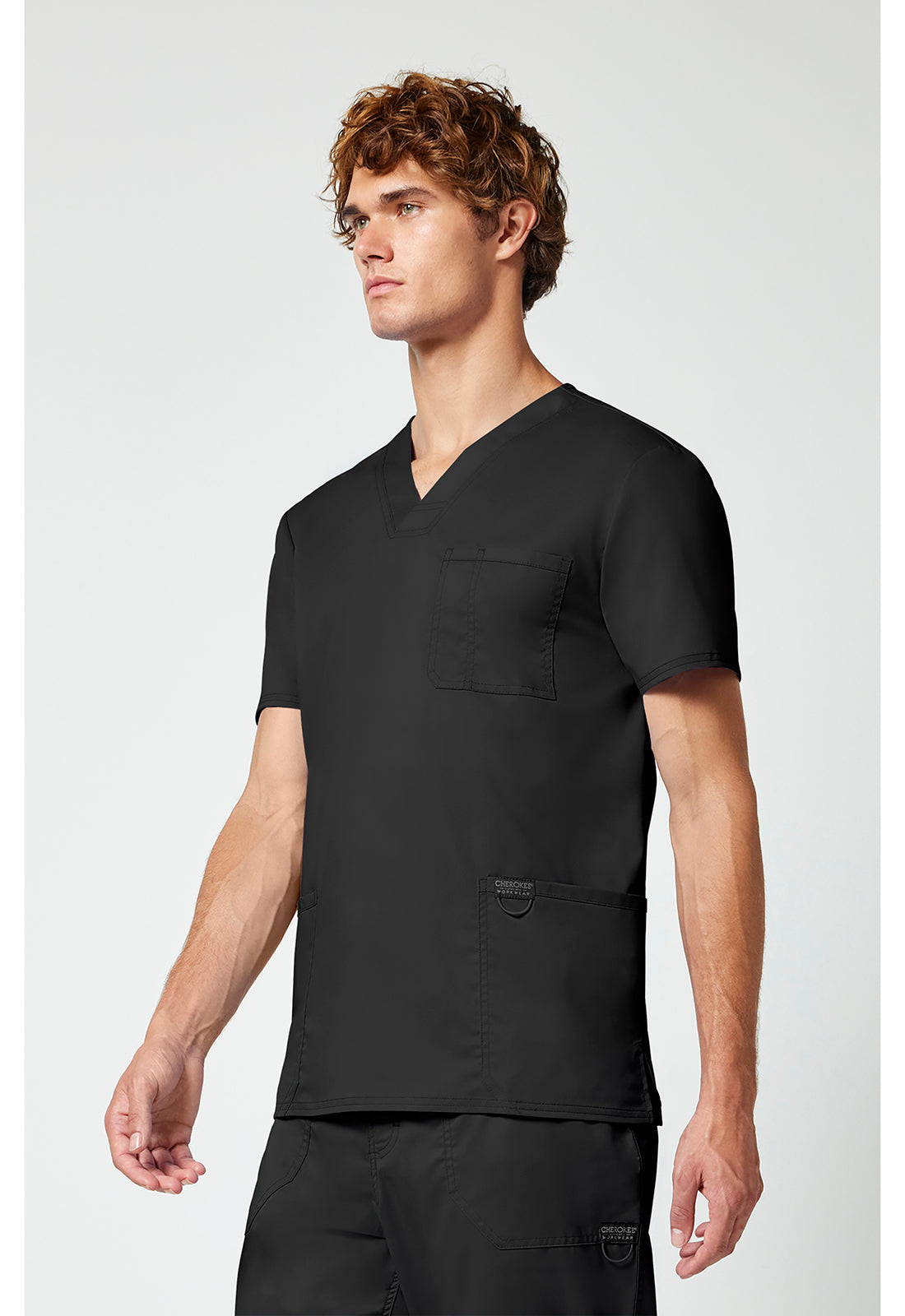Polera clínica hombre Cherokee Revolution Workwear WW670, detalle 6 - Uniformes Clínicos Sami
