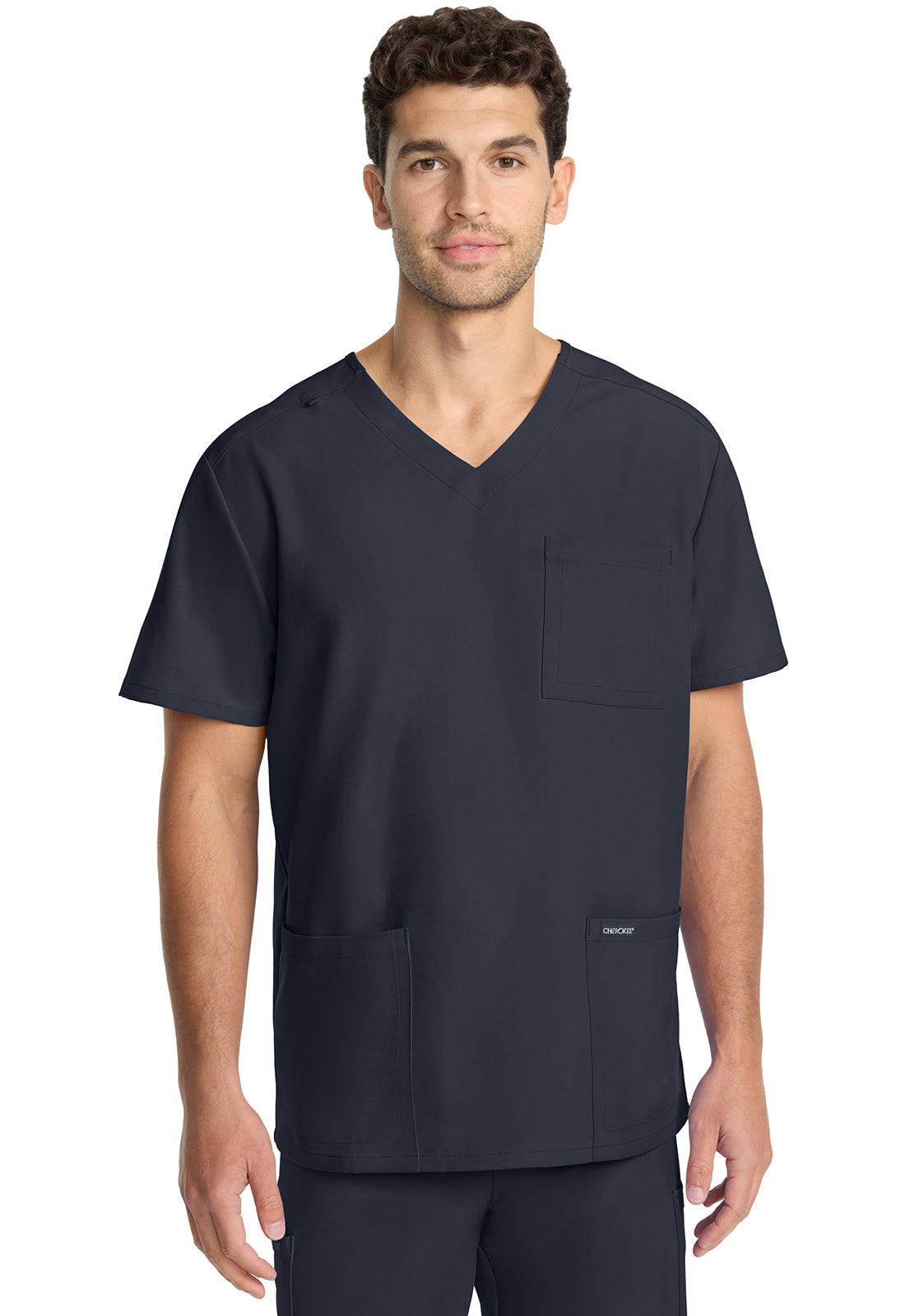Polera clínica hombre Cherokee Ultra CK783A, detalle 5 - Uniformes Clínicos Sami