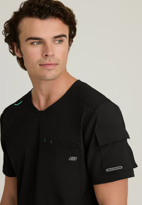 Polera clínica hombre Skechers by Barco Ripstop SKT277 - Uniformes Clínicos Sami