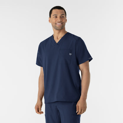 Polera clínica hombre WonderWink 6355A, vista trasera - Uniformes Clínicos Sami