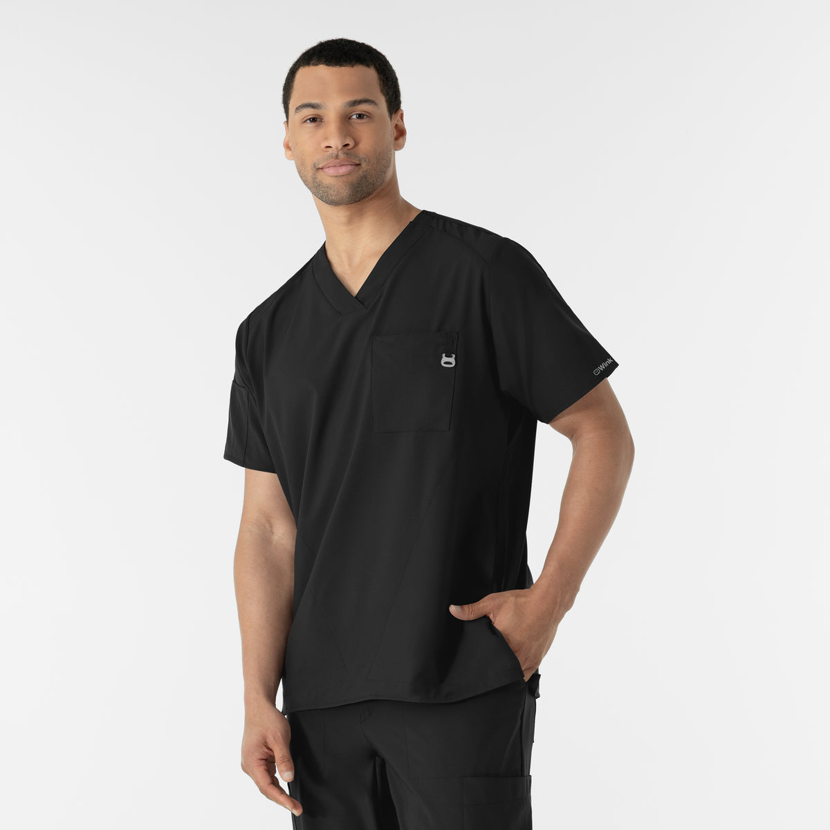 Polera clínica hombre WonderWink 6355A - Uniformes Clínicos Sami