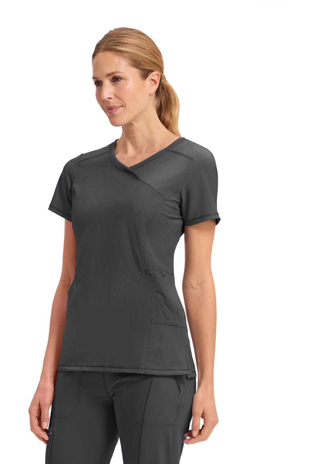 Polera clínica mujer Cherokee Infinity Legacy 2625a, vista trasera - Uniformes Clínicos Sami