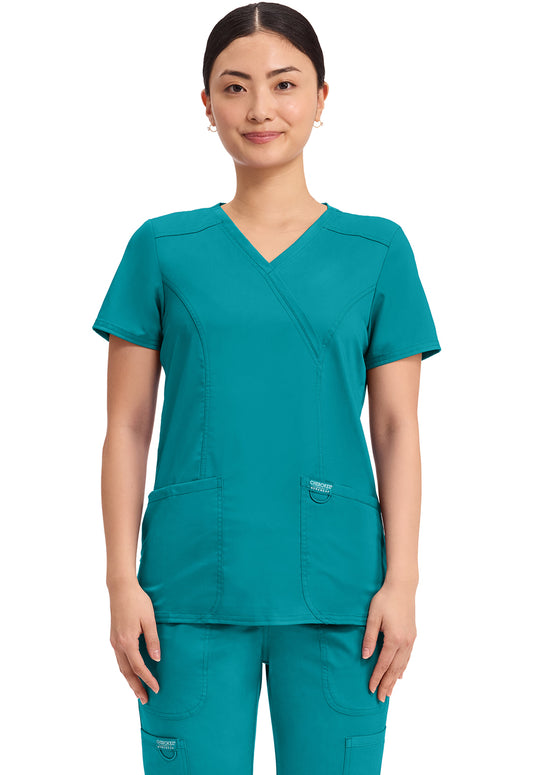 Polera clínica mujer Cherokee Revolution Workwear WW610, detalle 10 - Uniformes Clínicos Sami
