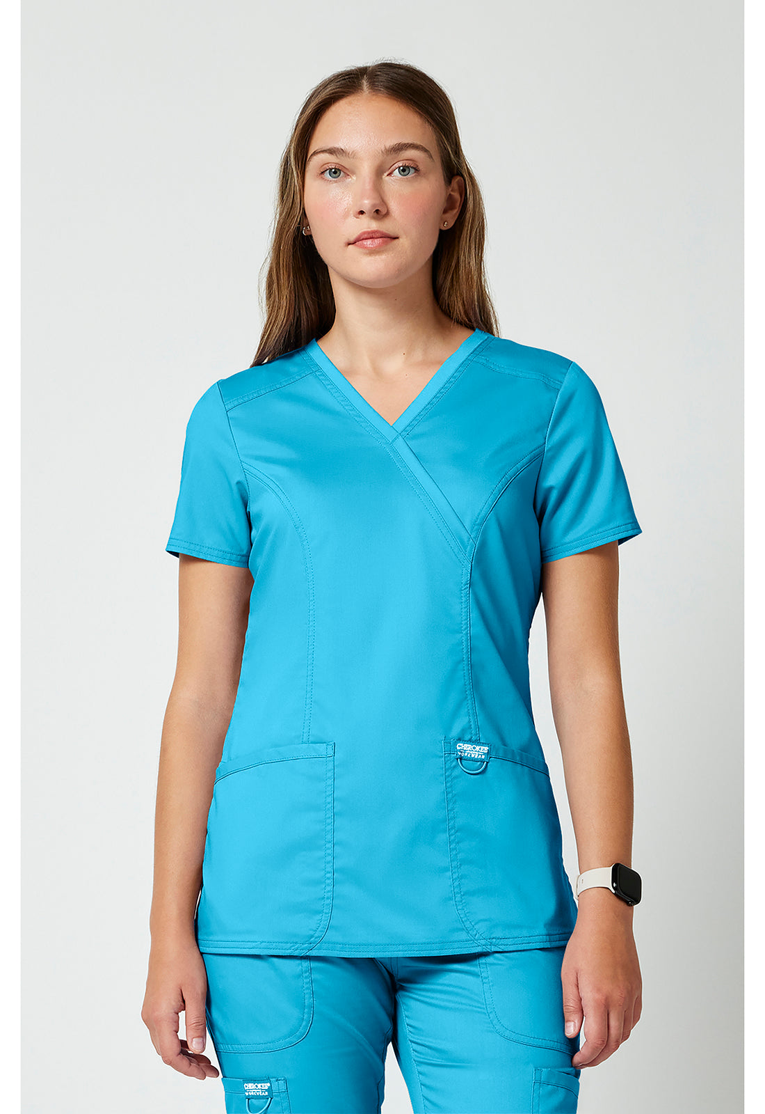 Polera clínica mujer Cherokee Revolution Workwear WW610, detalle 17 - Uniformes Clínicos Sami
