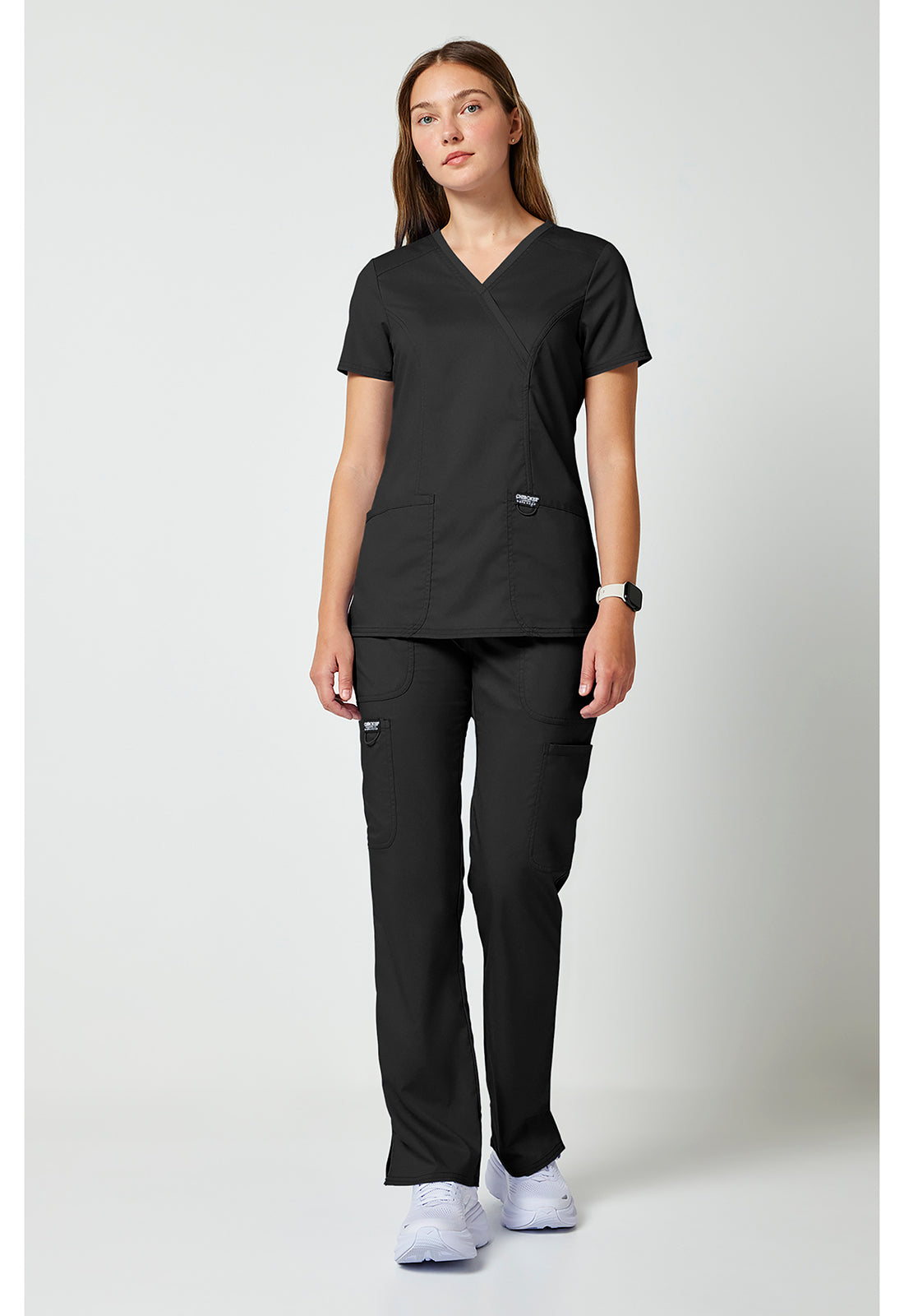 Polera clínica mujer Cherokee Revolution Workwear WW610, detalle 4 - Uniformes Clínicos Sami