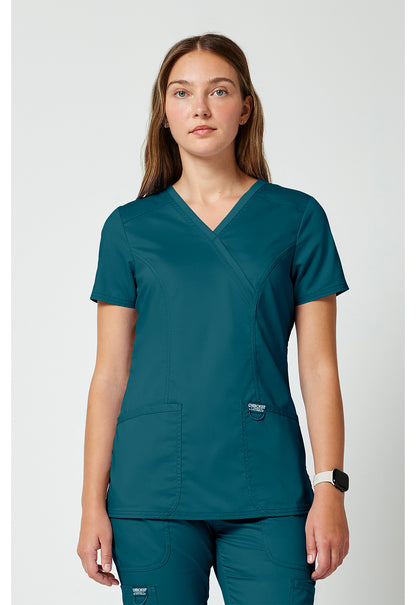 Polera clínica mujer Cherokee Revolution Workwear WW610, detalle 5 - Uniformes Clínicos Sami