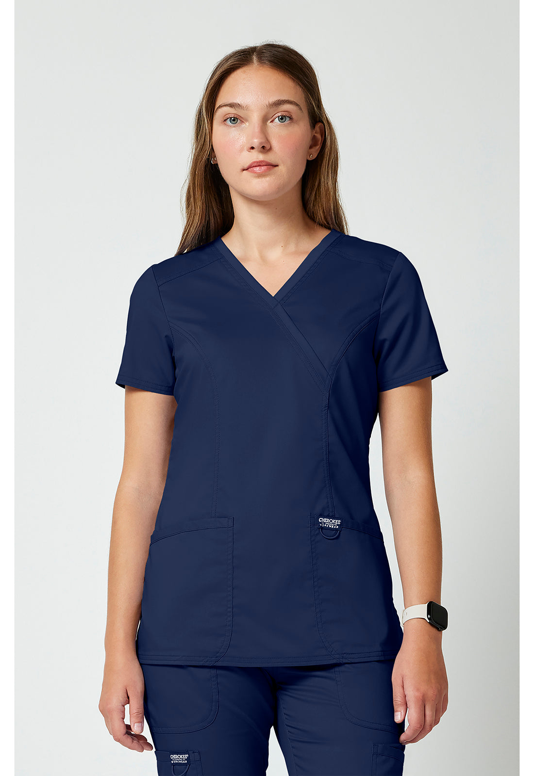 Polera clínica mujer Cherokee Revolution Workwear WW610, detalle 7 - Uniformes Clínicos Sami