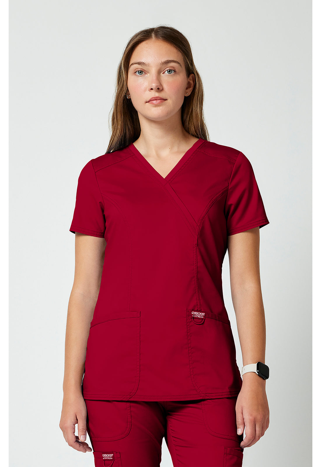 Polera clínica mujer Cherokee Revolution Workwear WW610, detalle 9 - Uniformes Clínicos Sami