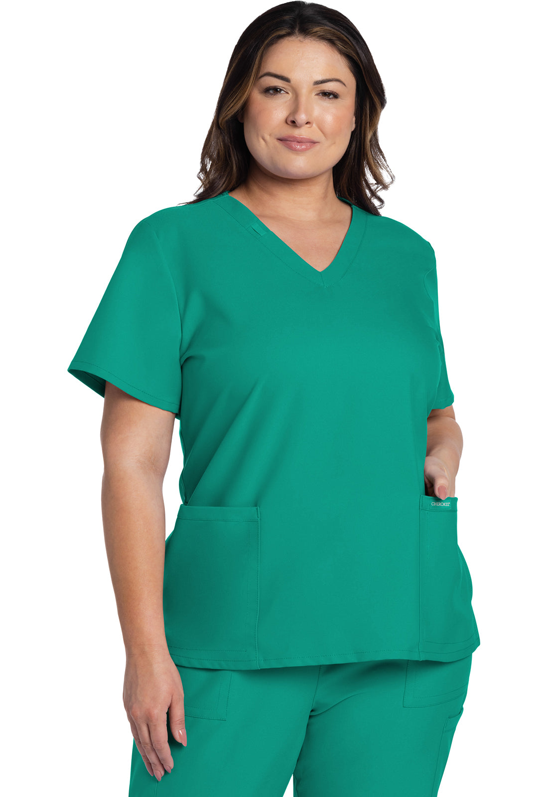 Polera clínica mujer Cherokee WW Ultra CK953A, detalle 10 - Uniformes Clínicos Sami