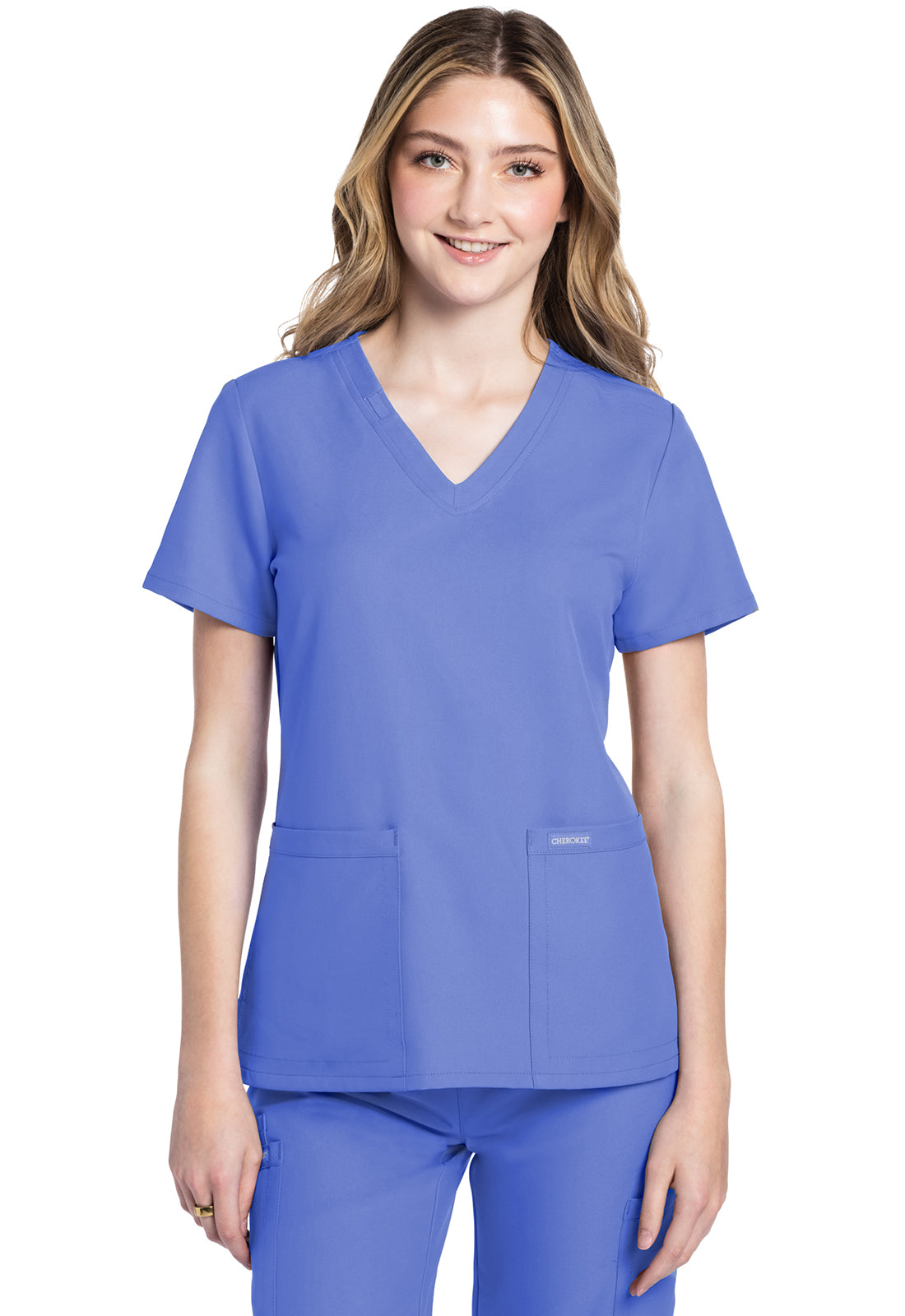 Polera clínica mujer Cherokee WW Ultra CK953A, detalle 6 - Uniformes Clínicos Sami