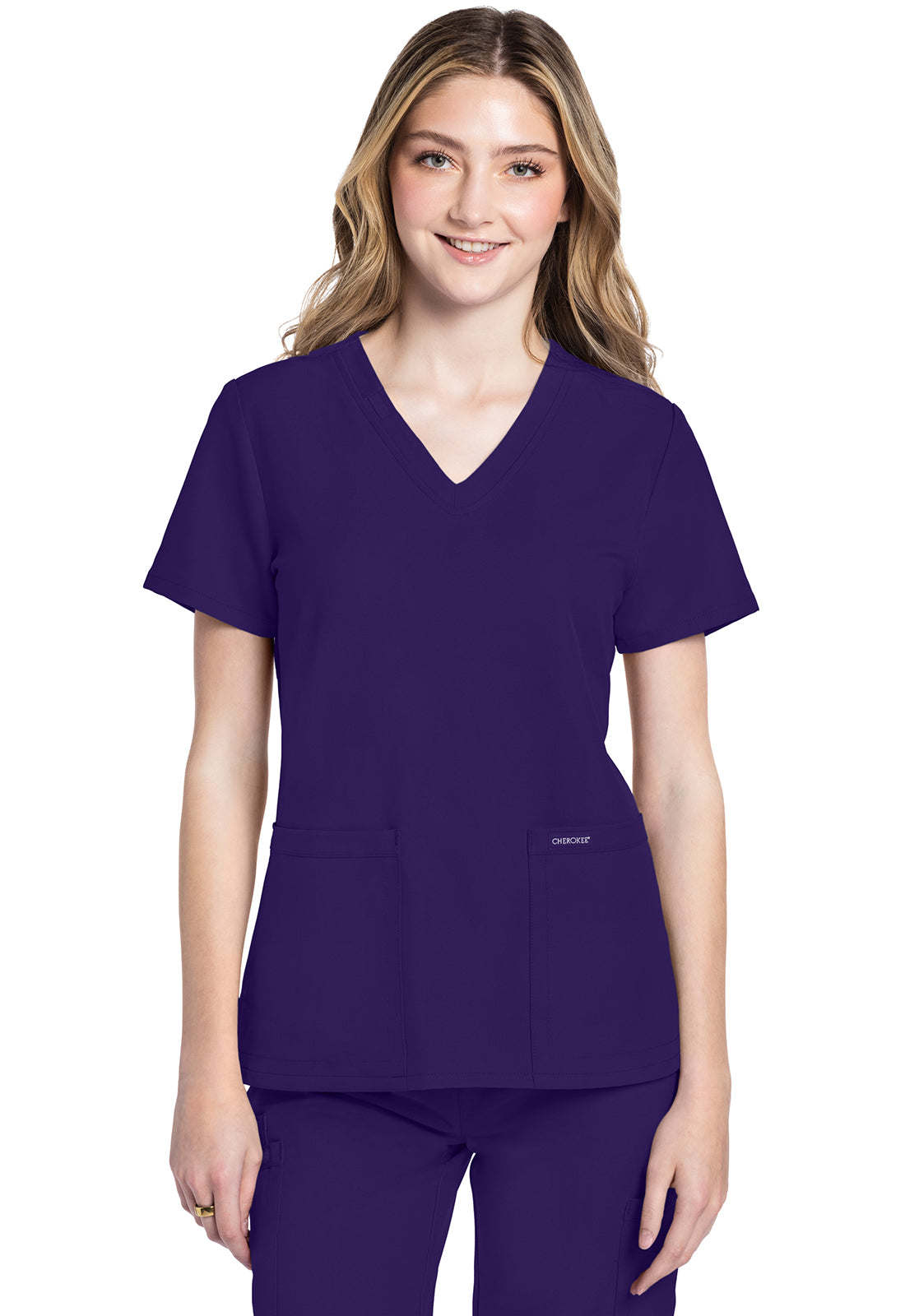 Polera clínica mujer Cherokee WW Ultra CK953A, detalle 7 - Uniformes Clínicos Sami