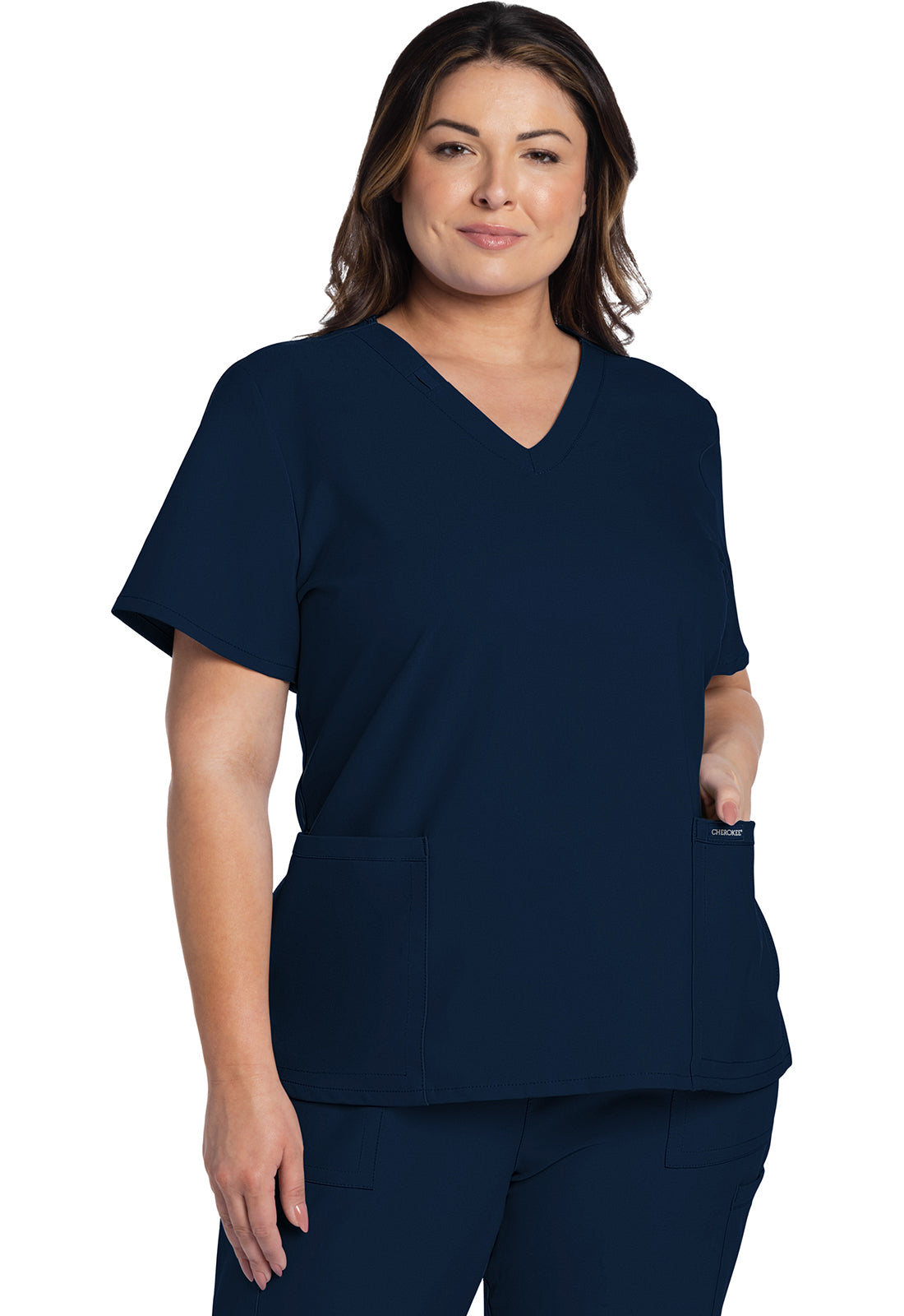 Polera clínica mujer Cherokee WW Ultra CK953A, detalle 8 - Uniformes Clínicos Sami