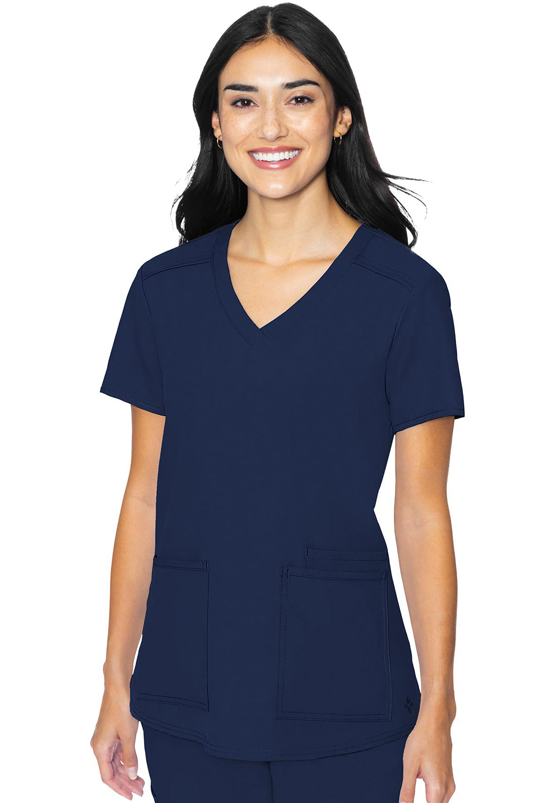 Polera clínica mujer Med Couture Insight MC2411, detalle 10 - Uniformes Clínicos Sami