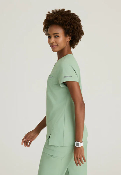 Polera clínica mujer Skechers by Barco Ripstop SKT284, detalle 7 - Uniformes Clínicos Sami