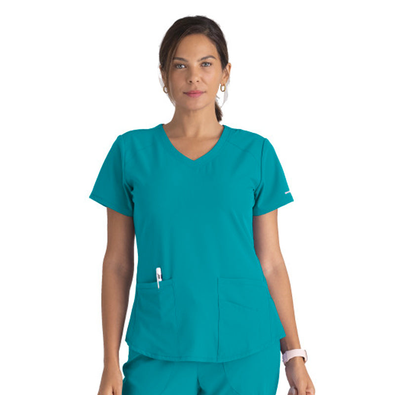 Polera clínica mujer Skechers by Barco SK101, detalle 11 - Uniformes Clínicos Sami