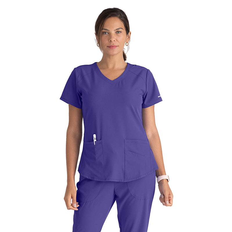 Polera clínica mujer Skechers by Barco SK101, detalle 12 - Uniformes Clínicos Sami