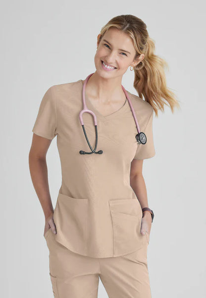 Polera clínica mujer Skechers by Barco SK101, detalle 13 - Uniformes Clínicos Sami