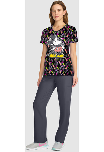Polera clínica mujer Tooniforms MKZI TF626, detalle 3 - Uniformes Clínicos Sami
