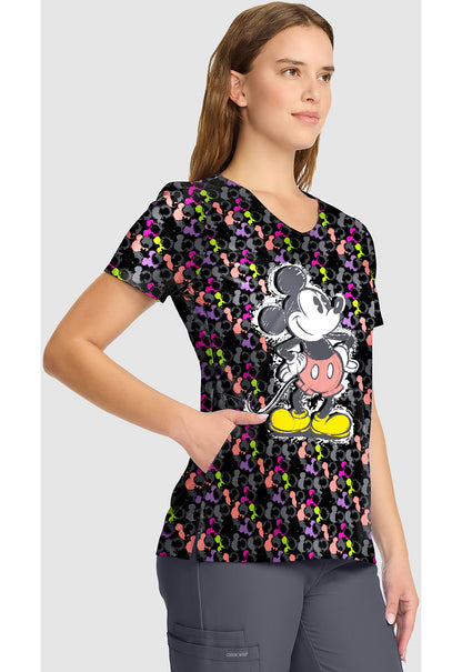 Polera clínica mujer Tooniforms MKZI TF626, vista trasera - Uniformes Clínicos Sami