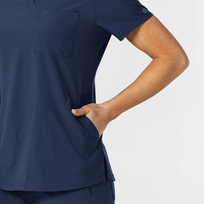 Polera clínica mujer WonderWink 6045, detalle 3 - Uniformes Clínicos Sami