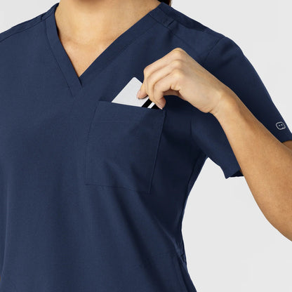 Polera clínica mujer WonderWink 6045, detalle 5 - Uniformes Clínicos Sami