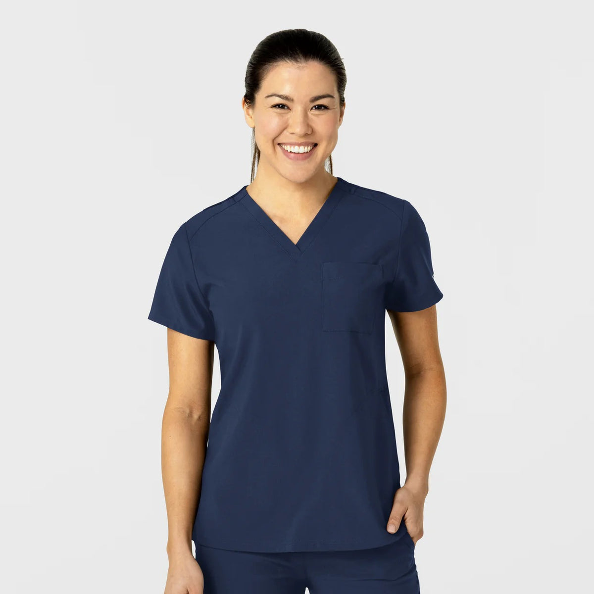 Polera clínica mujer WonderWink 6045 - Uniformes Clínicos Sami