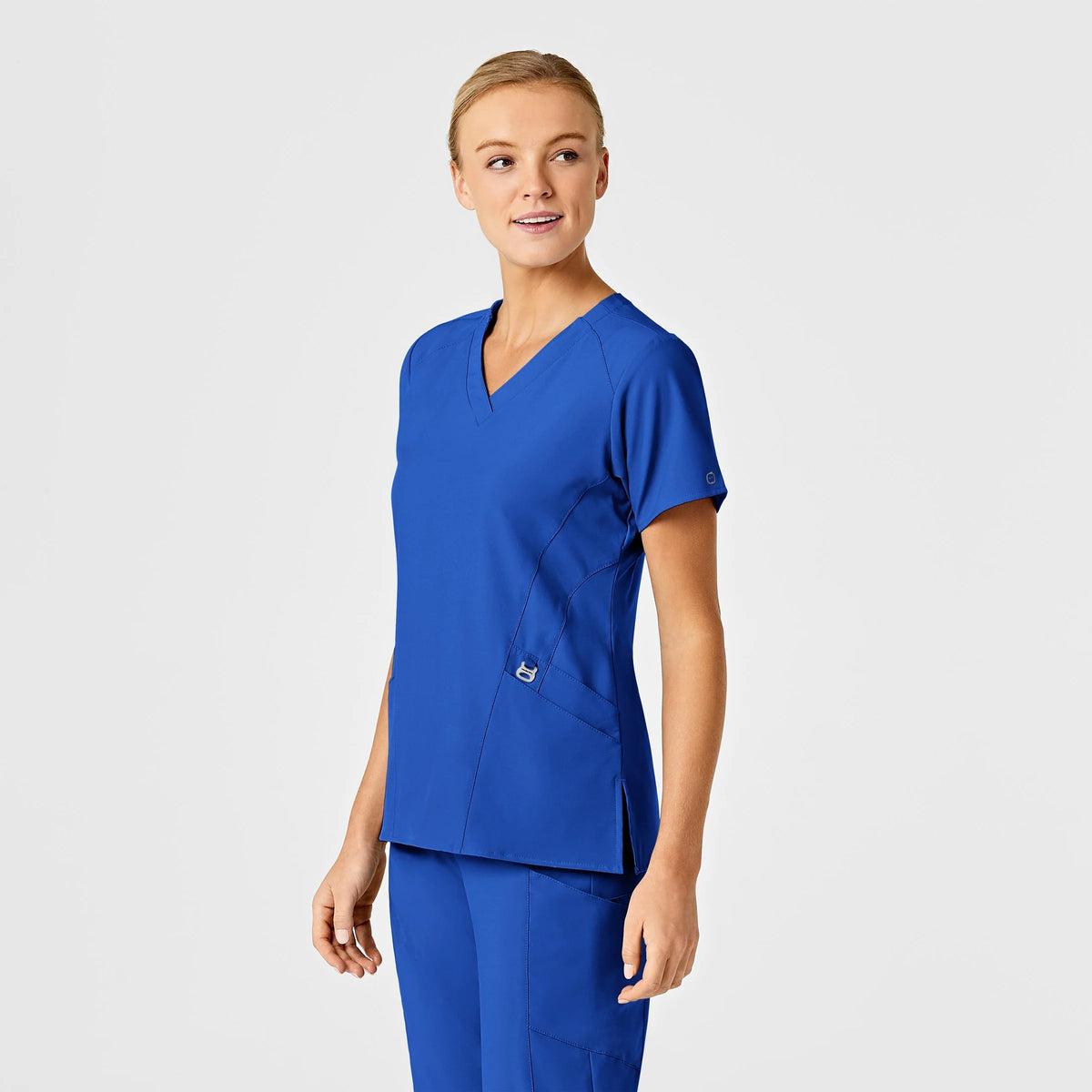 Polera clínica mujer WonderWink 6155A, vista trasera - Uniformes Clínicos Sami