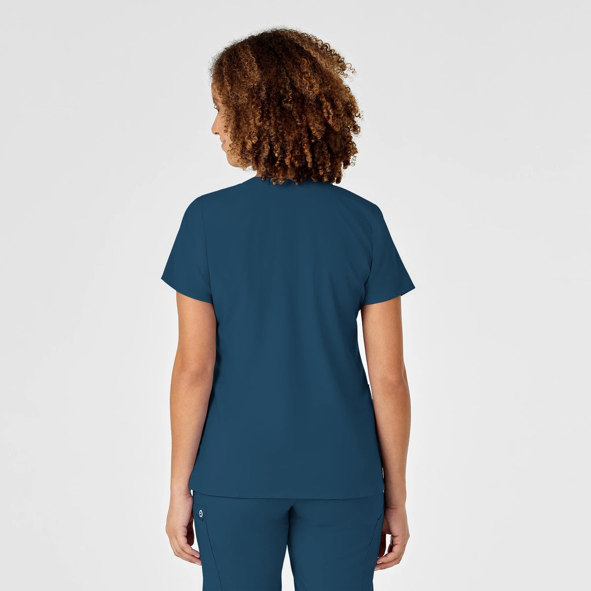 Polera clínica mujer WonderWink Caribean 6455a, detalle 2 - Uniformes Clínicos Sami