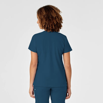 Polera clínica mujer WonderWink Caribean 6455a, detalle 2 - Uniformes Clínicos Sami