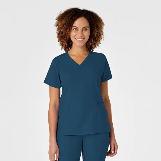 Polera clínica mujer WonderWink Caribean 6455a - Uniformes Clínicos Sami