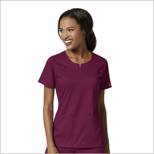 Polera Mujer Burdeo 6419A Wonderwink Pro