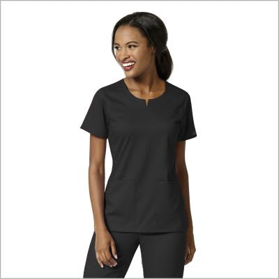 Polera Mujer Negro 6419A Wonderwink Pro