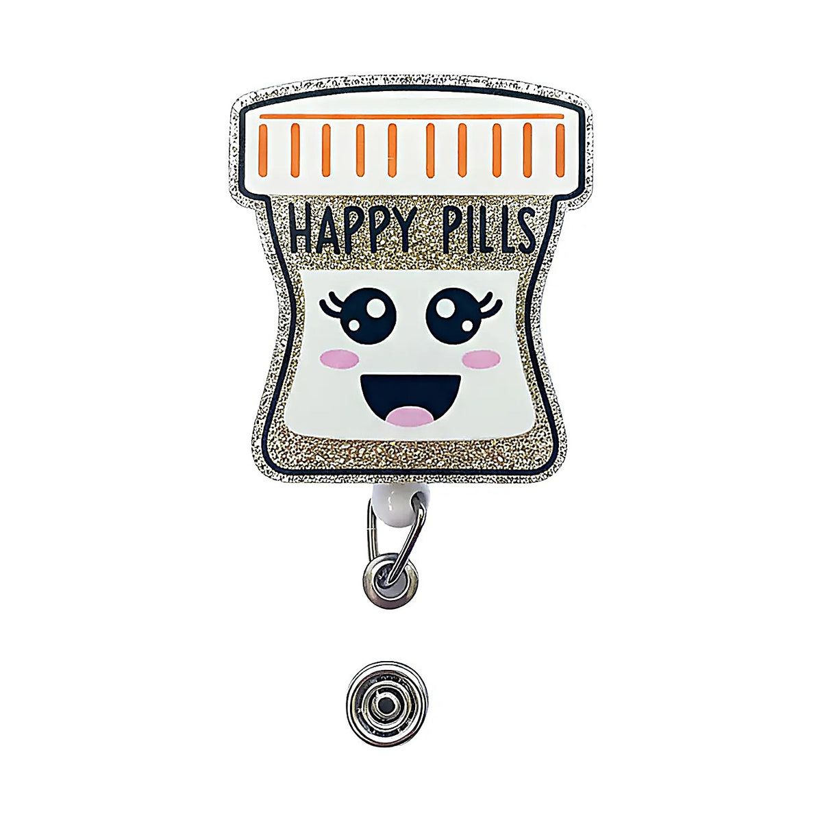 Porta credencial acrílico Happy Pills